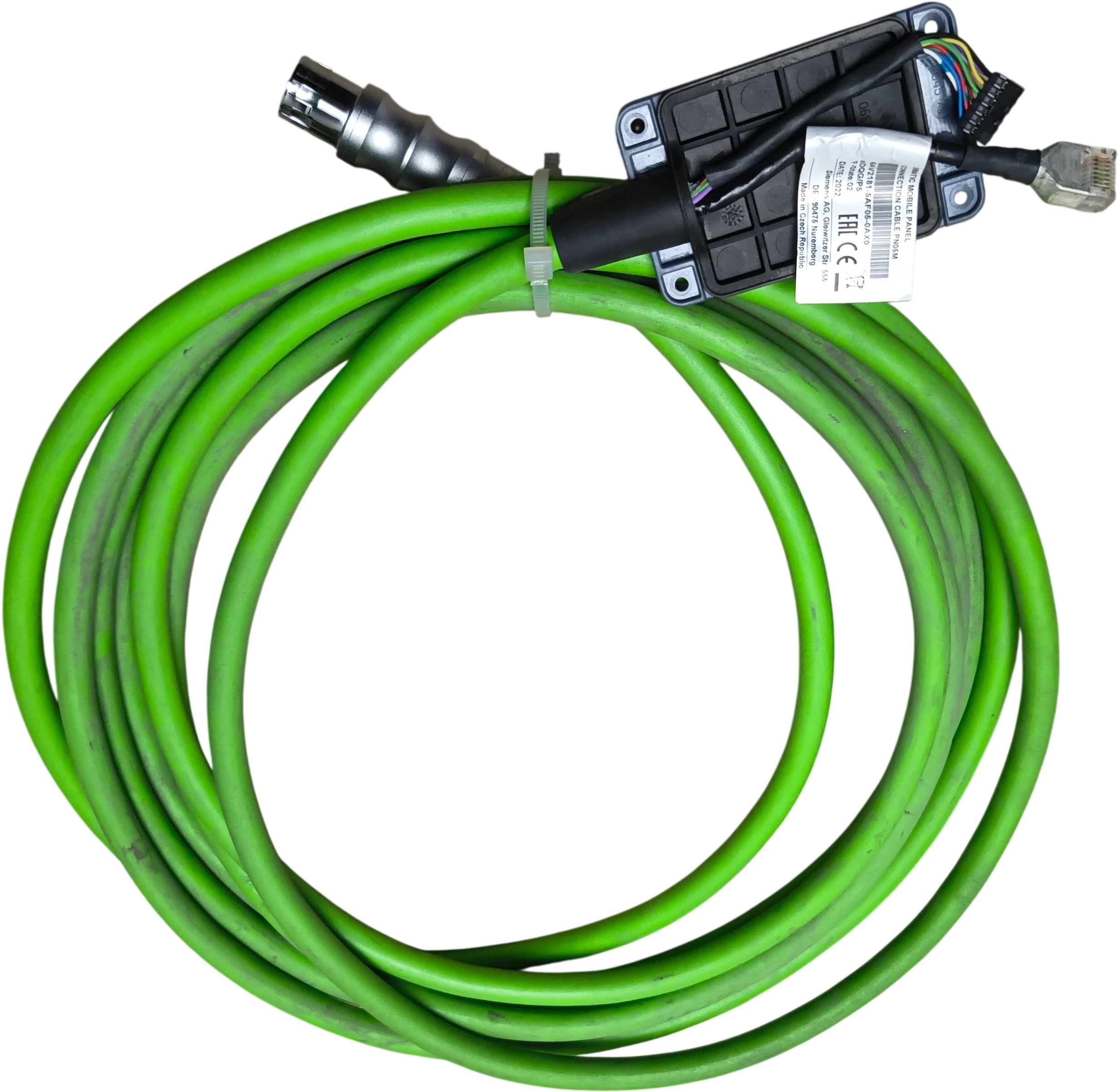 Siemens 6AV2181-5AF05-0AX0 CONNECTING CABLE 5M KTP MOBILE — Cables & Connectivity
